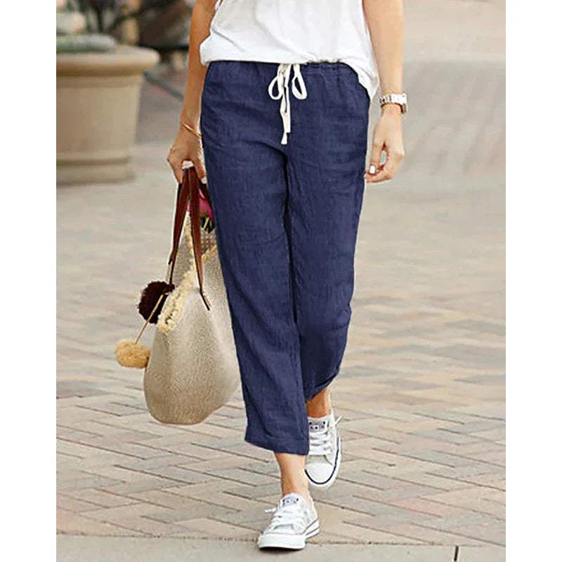 Casual Ladies Linen Pants - 05/112024 1 - DYAVOR®
