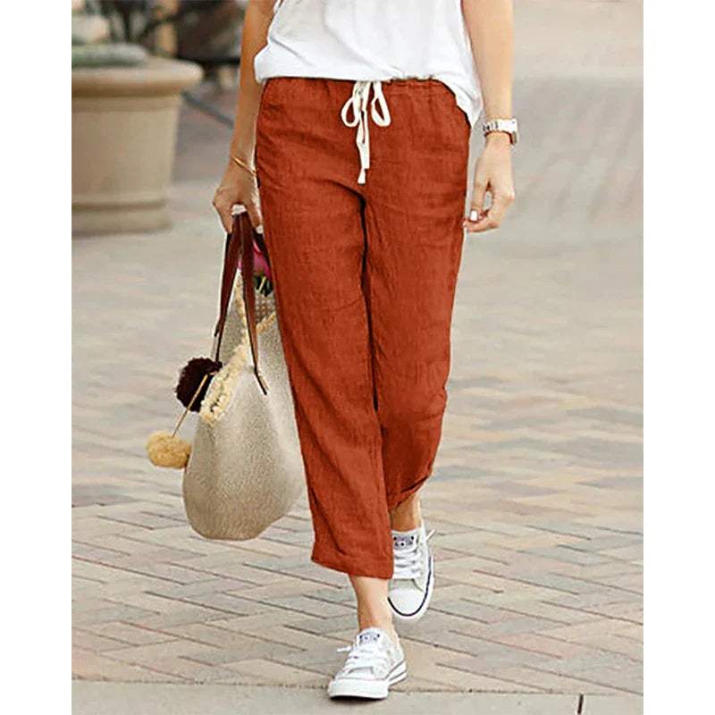 Casual Ladies Linen Pants - 05/112024 1 - DYAVOR®