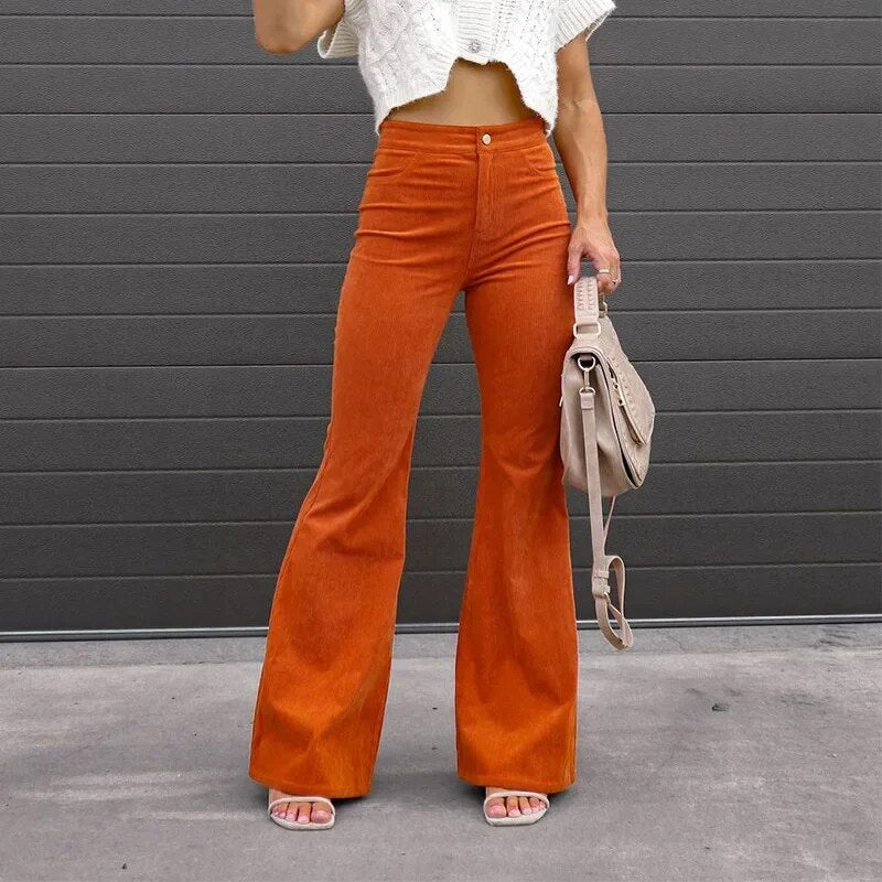 Carra - pants with flared legs - 07/112024 3 - DYAVOR®