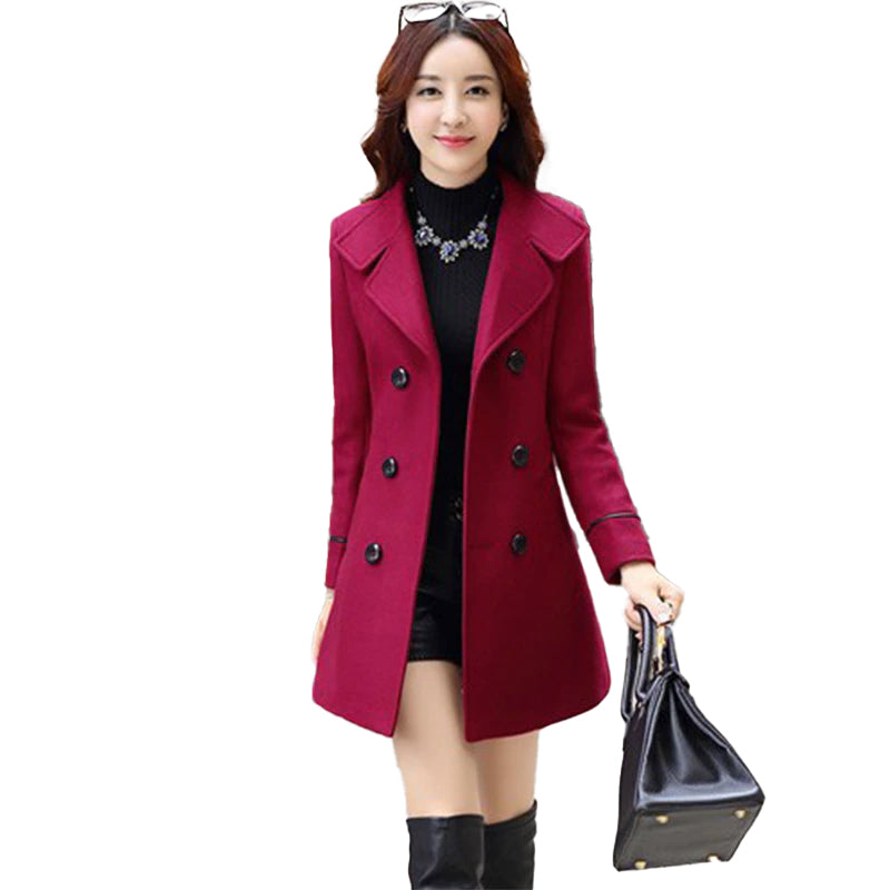 Cashmere Long Coat Slim Fit