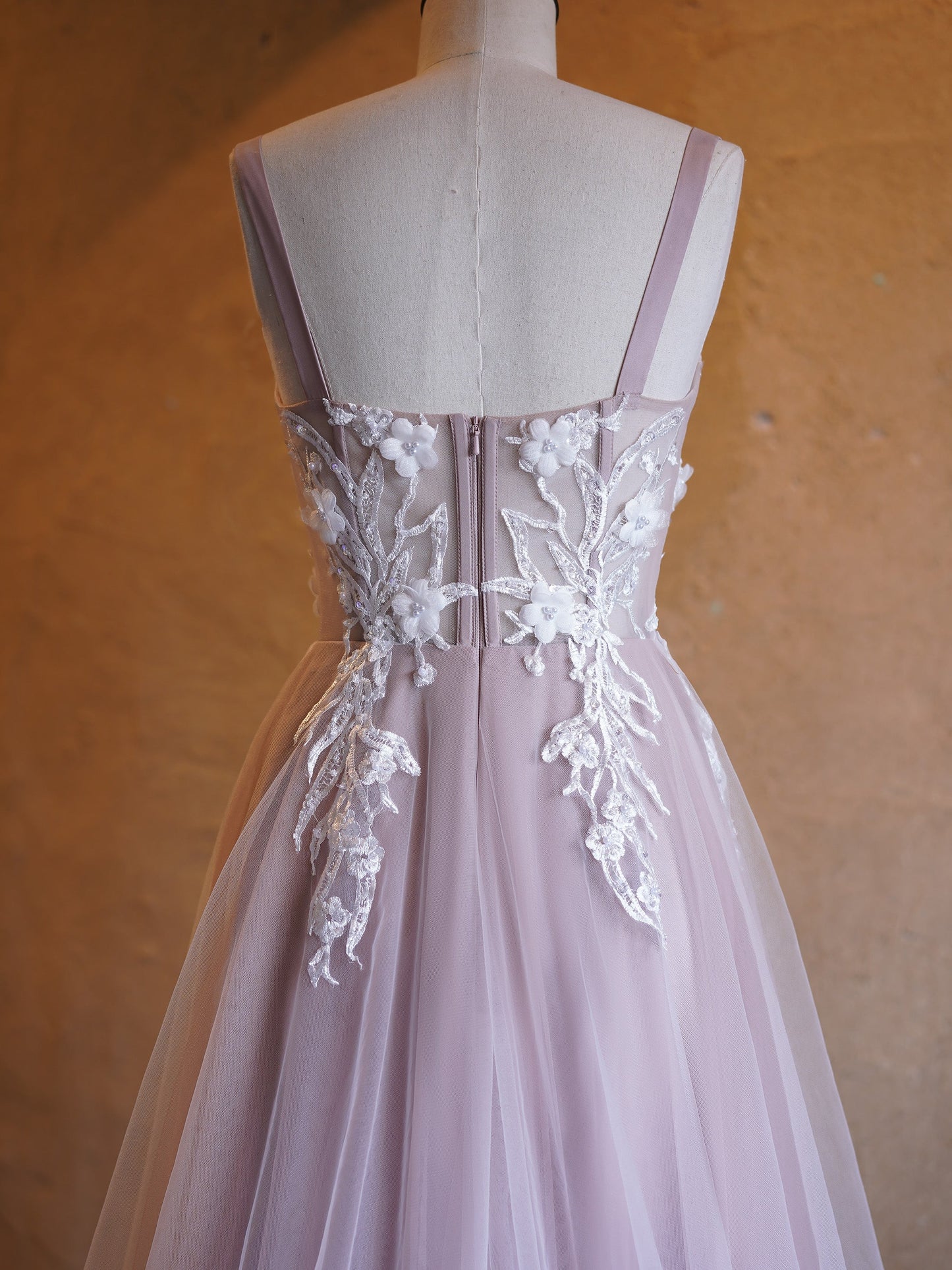 Felicity |Lavender A-line Sweetheart Neckline Tulle Sweep Train Prom Dress - Prom Dresses - DYAVOR®