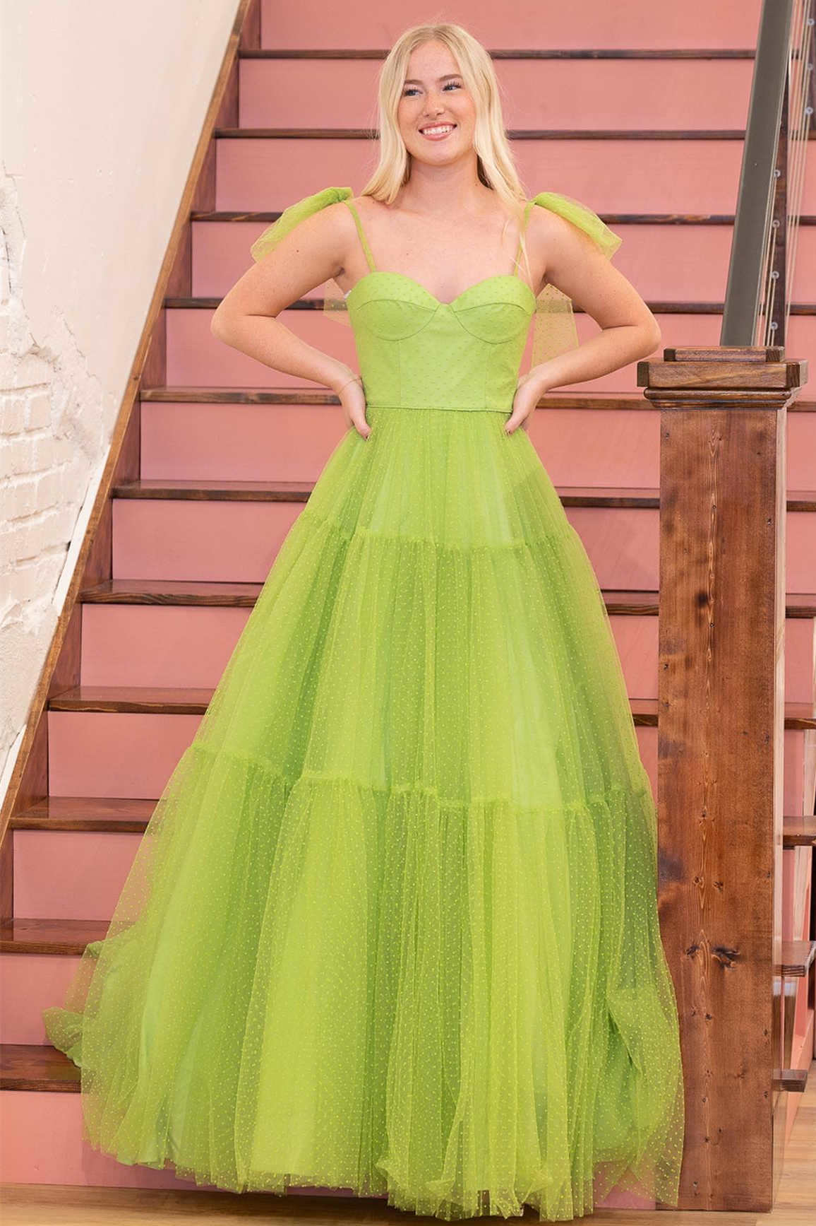 Skyler |A-line Sweetheart Dot Tulle Prom Dress - Prom Dress - DYAVOR®