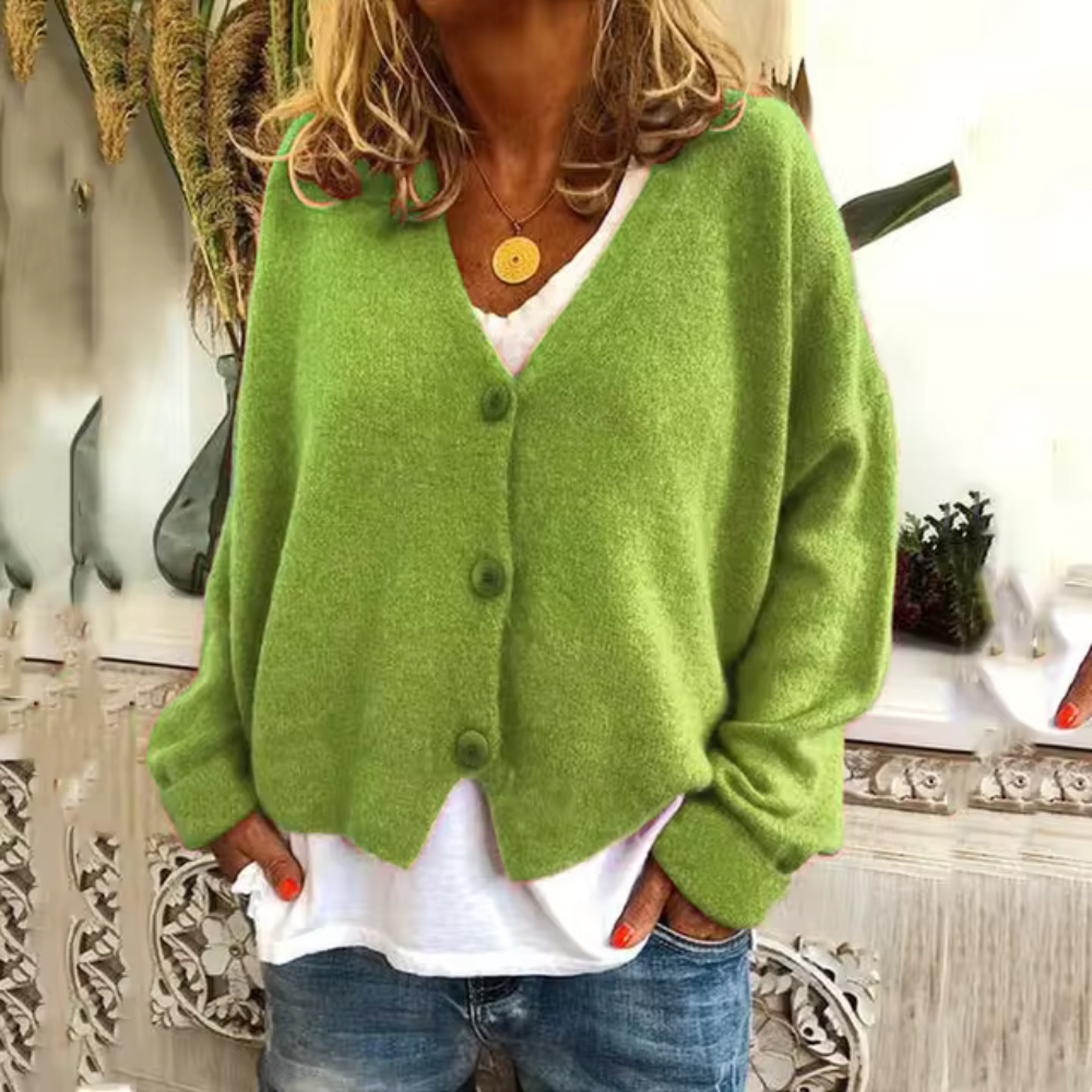 Gunhild - Casual Loose Cardigan - - DYAVOR®