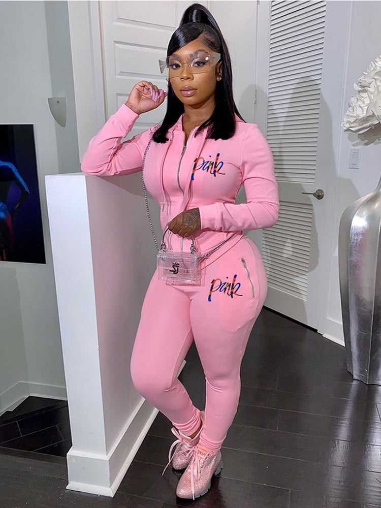 PINK letters two-piece suit - 11/162024 1 - DYAVOR®