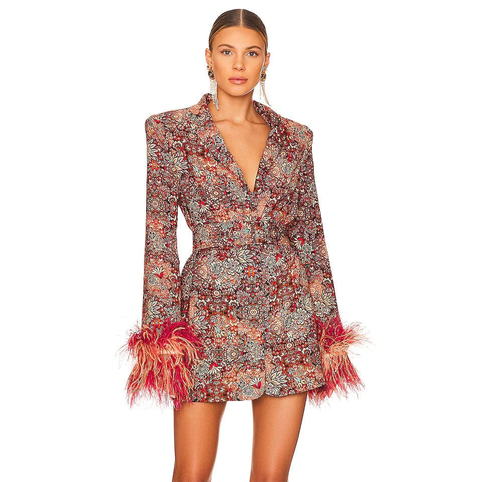 Formal Floral Short Blazers - Blazers - DYAVOR®