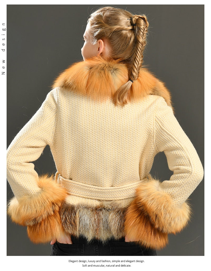Cashmere Luxury Short Jacket - Jackets - DYAVOR®