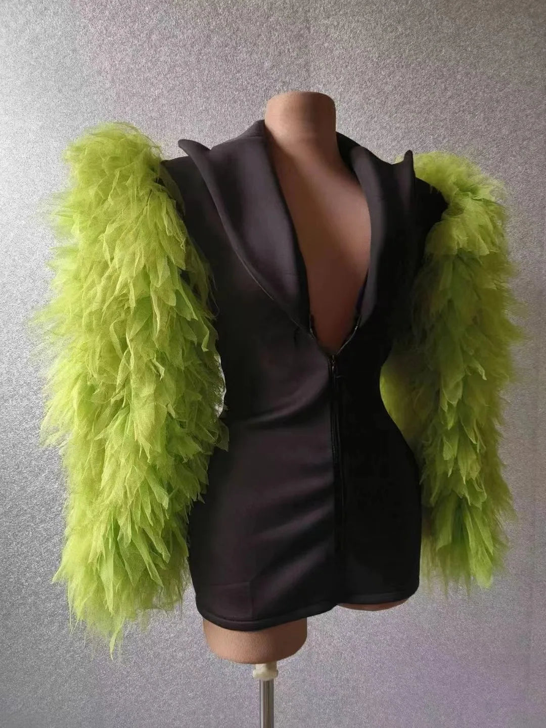 Luxury Unique Women Ruffled Blazer - Blazers - DYAVOR®