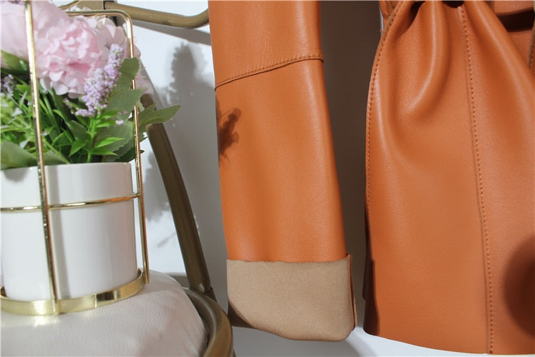Genuine Leather Jacket Streetwear - Coats & Jackets - DYAVOR®