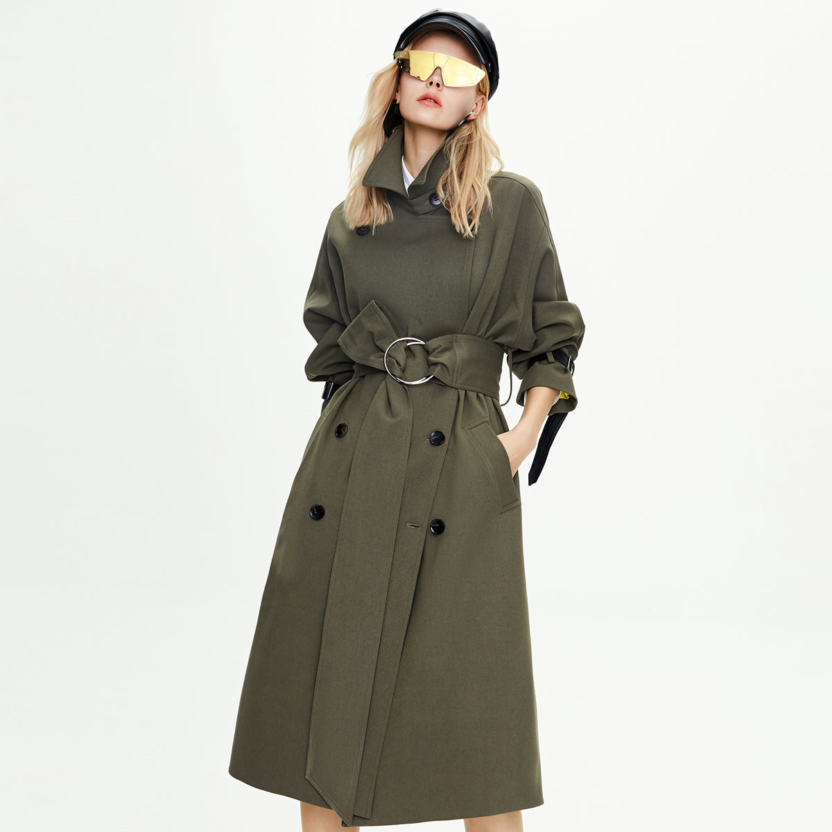 Trench Coat Loose Windbreaker - Coats & Jackets - DYAVOR®