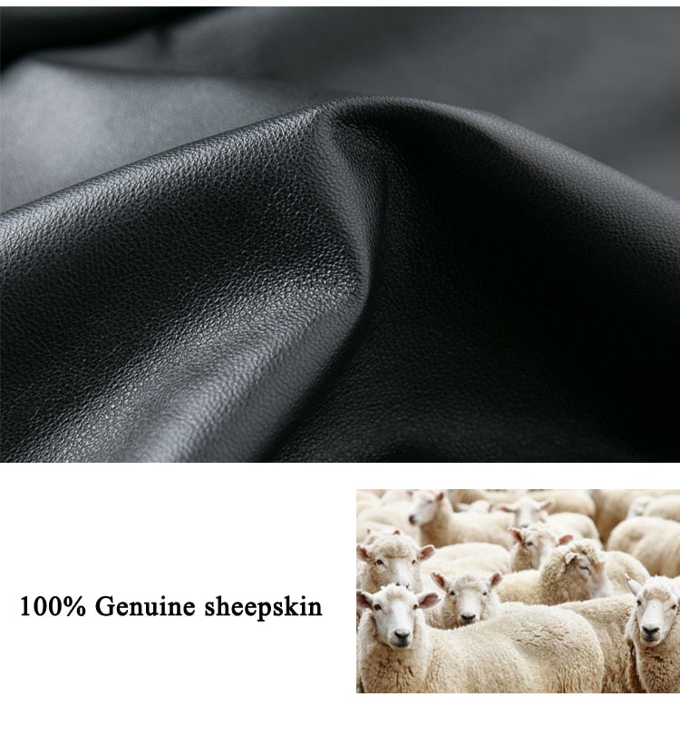 French Genuine Leather Coat - coats - DYAVOR®