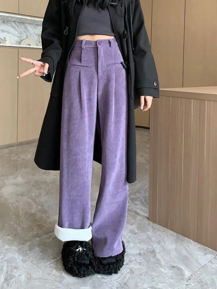 Fenna - Corduroy pants for women - 07/112024 3 - DYAVOR®