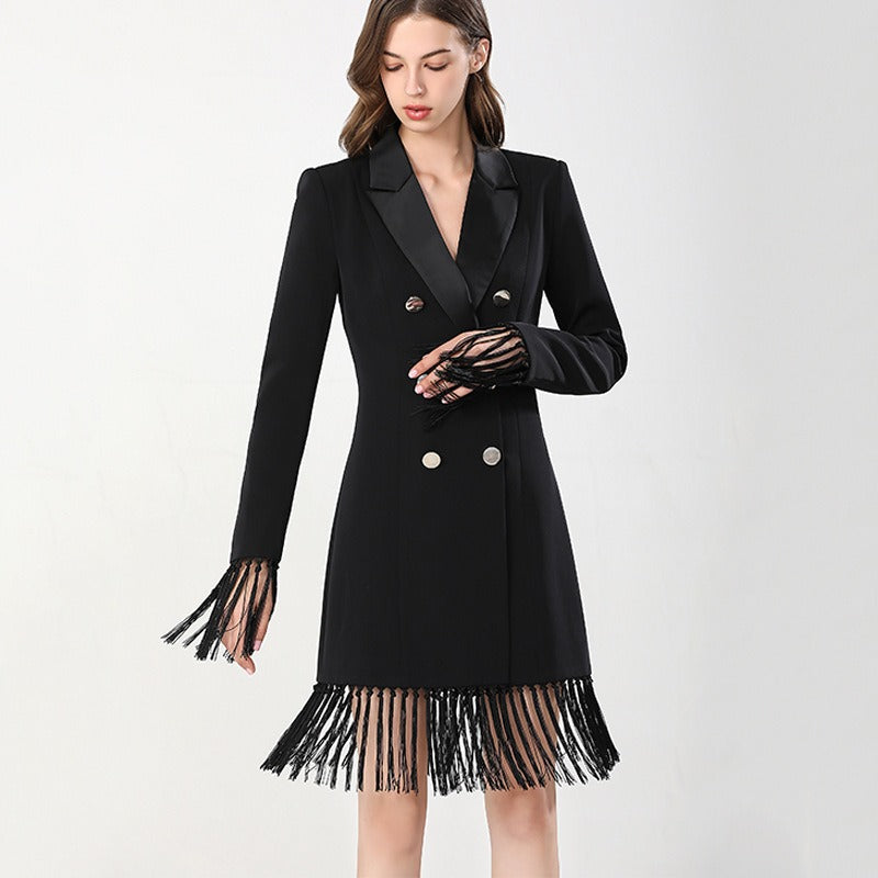 Tassel Blazer Dress - Blazer Dress - DYAVOR®