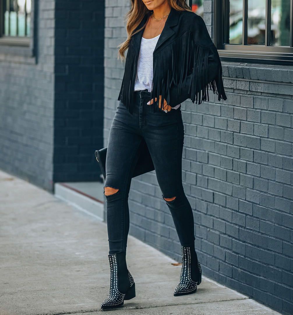 Eva | Tough black leather jacket - 07/112024 2 - DYAVOR®