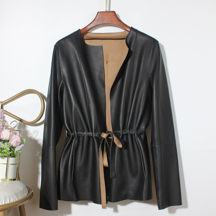 Genuine Leather Jacket Streetwear - Coats & Jackets - DYAVOR®