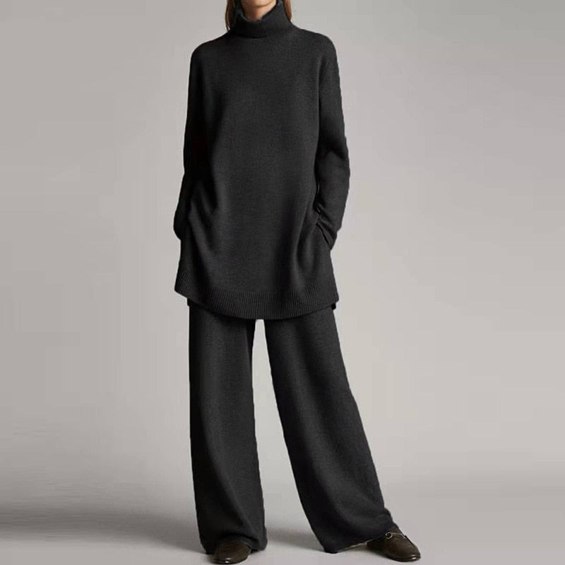 High Quality Turtleneck and Pants Set | Elastic and Hardwearing - 11/162024 1 - DYAVOR®