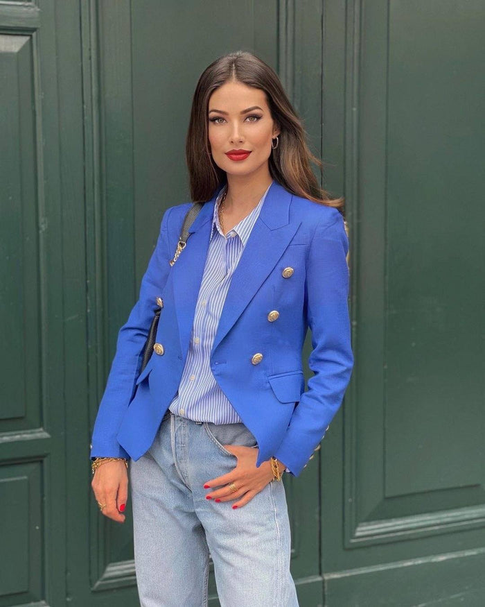 'Leosoxs' Blue Blazer - - DYAVOR®