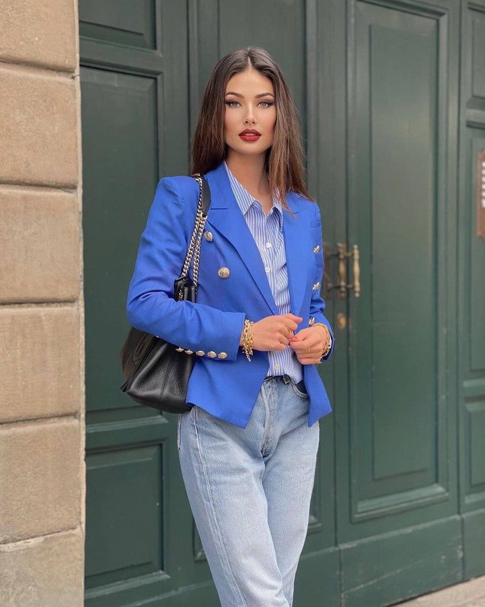 'Leosoxs' Blue Blazer - - DYAVOR®