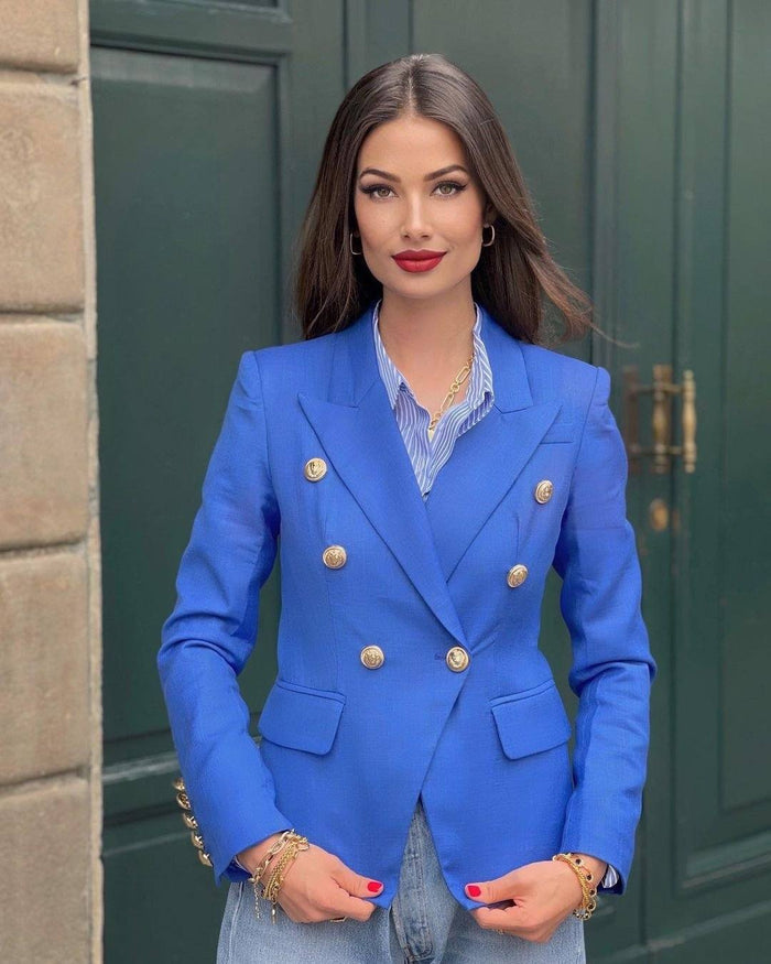 'Leosoxs' Blue Blazer - - DYAVOR®
