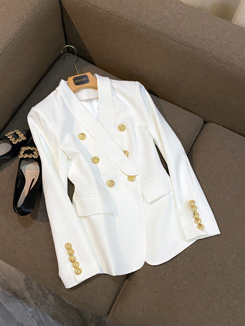 'Leosoxs' White Blazer - - DYAVOR®