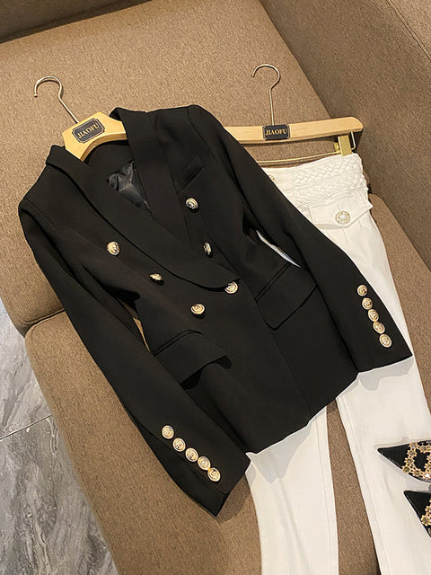 'Leosoxs' Black Blazer - - DYAVOR®