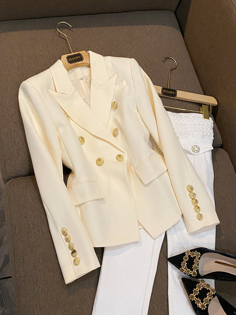 'Leosoxs' White Blazer - - DYAVOR®