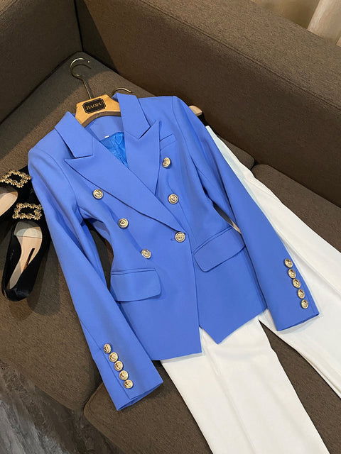 'Leosoxs' Blue Blazer - - DYAVOR®