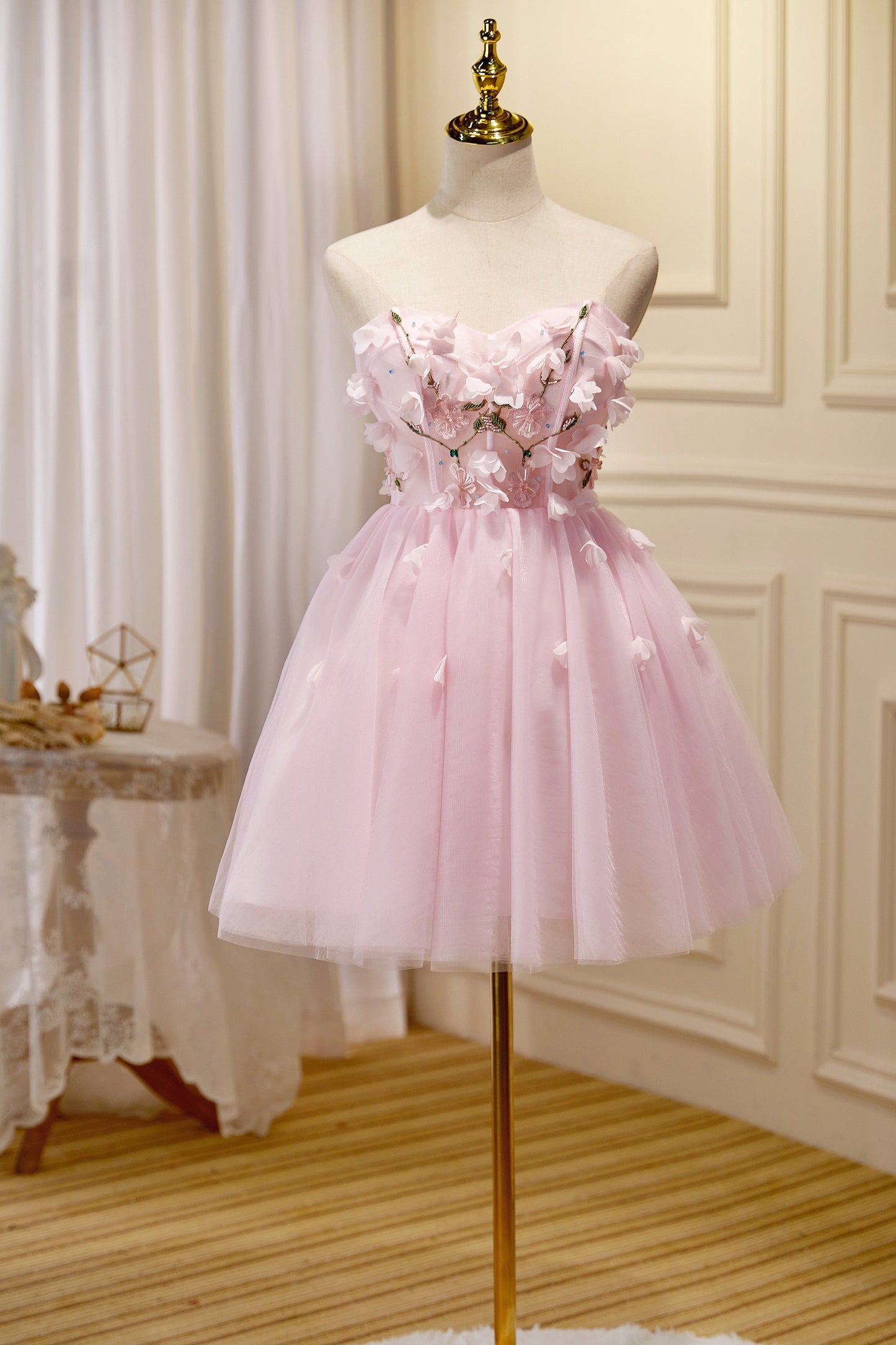 Wisteria |A-line Tulle Short Homecoming Dress - Homecoming Dress - DYAVOR®