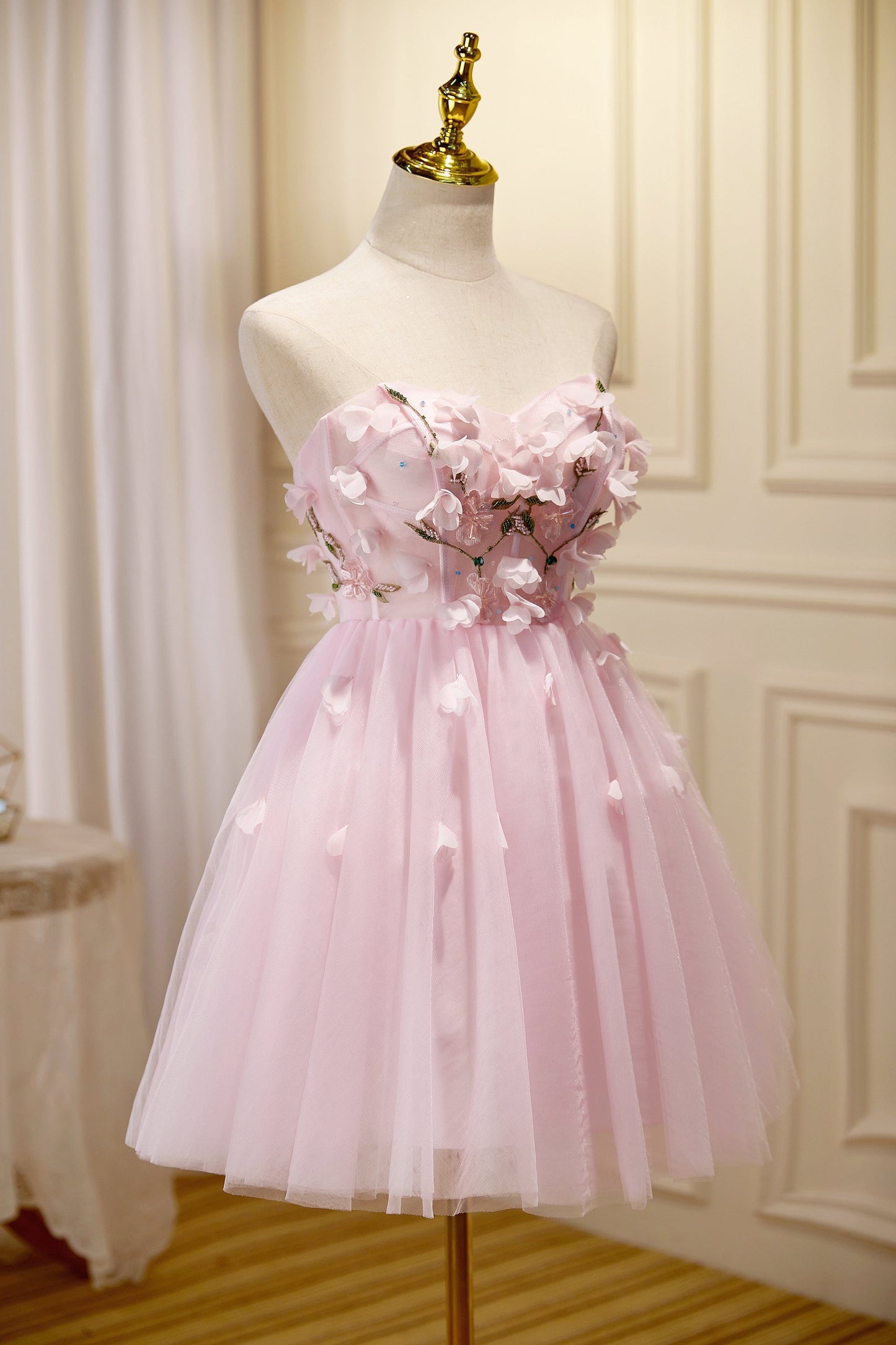 Wisteria |A-line Tulle Short Homecoming Dress - Homecoming Dress - DYAVOR®