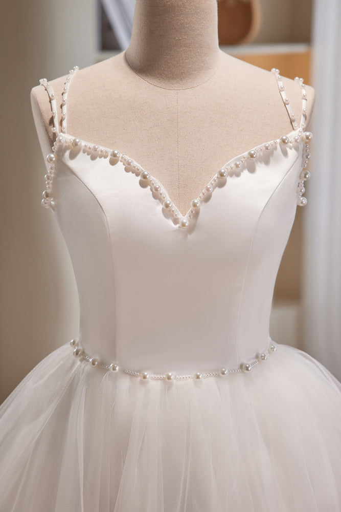 Phoebe |A-line Spaghetti Straps Tulle Short Homecoming Dresses - Homecoming Dress - DYAVOR®
