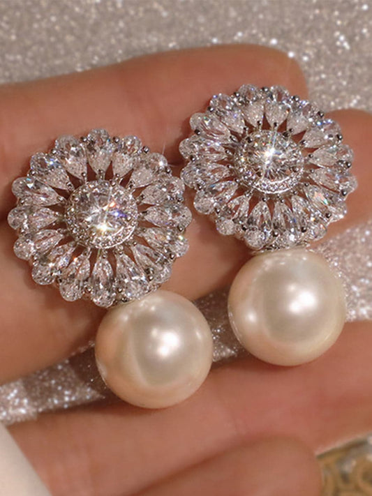 Baroque Pearl Earrings MSE033106 - Earrings - DYAVOR®