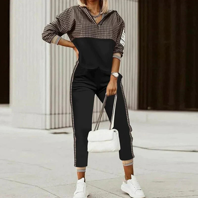 Fleur | Checkered outdoor clothing set for women - 07/112024 2 - DYAVOR®