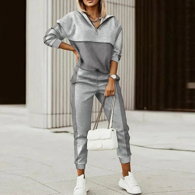 Fleur | Checkered outdoor clothing set for women - 07/112024 2 - DYAVOR®