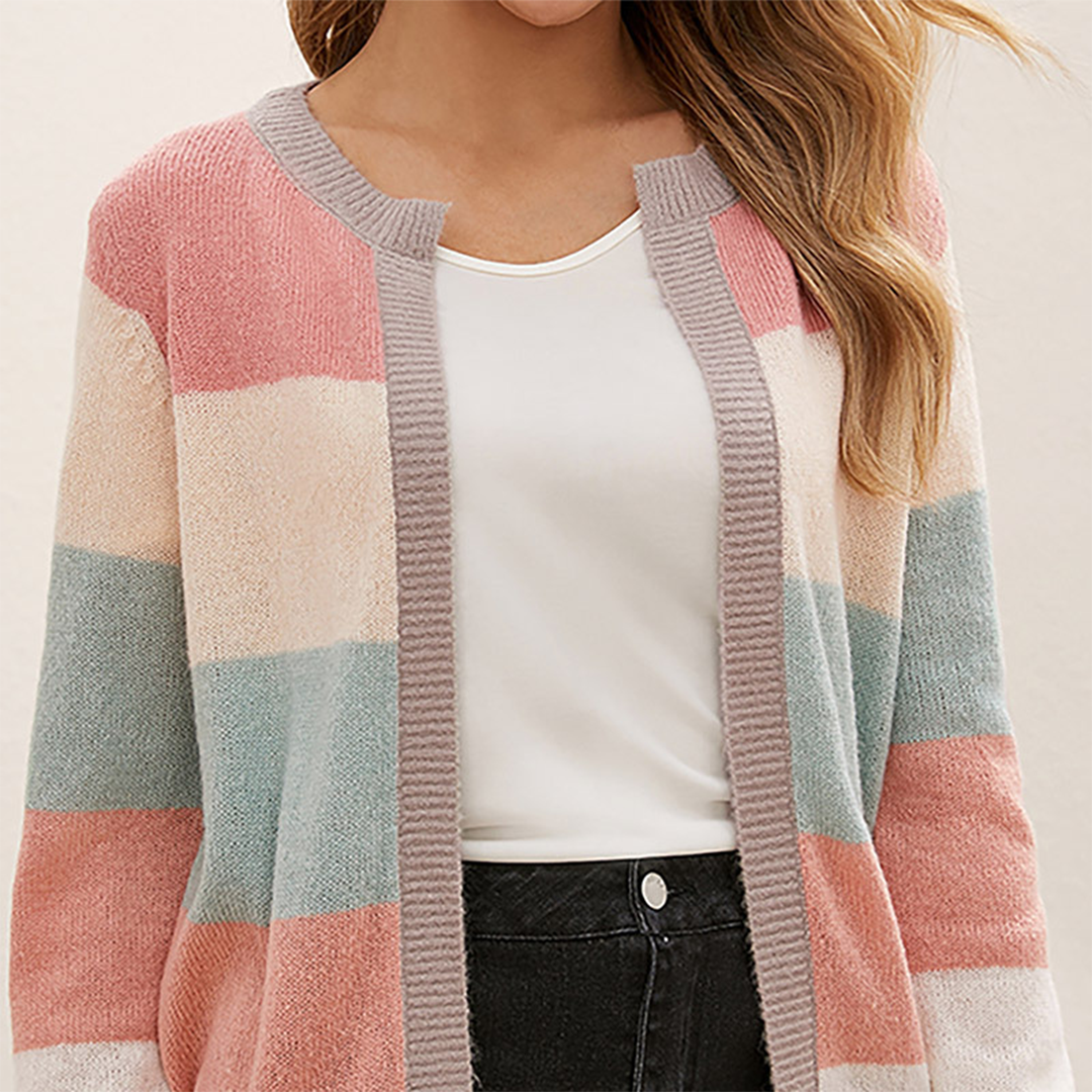 Nice cardigan with thick stripes - 07/112024 3 - DYAVOR®