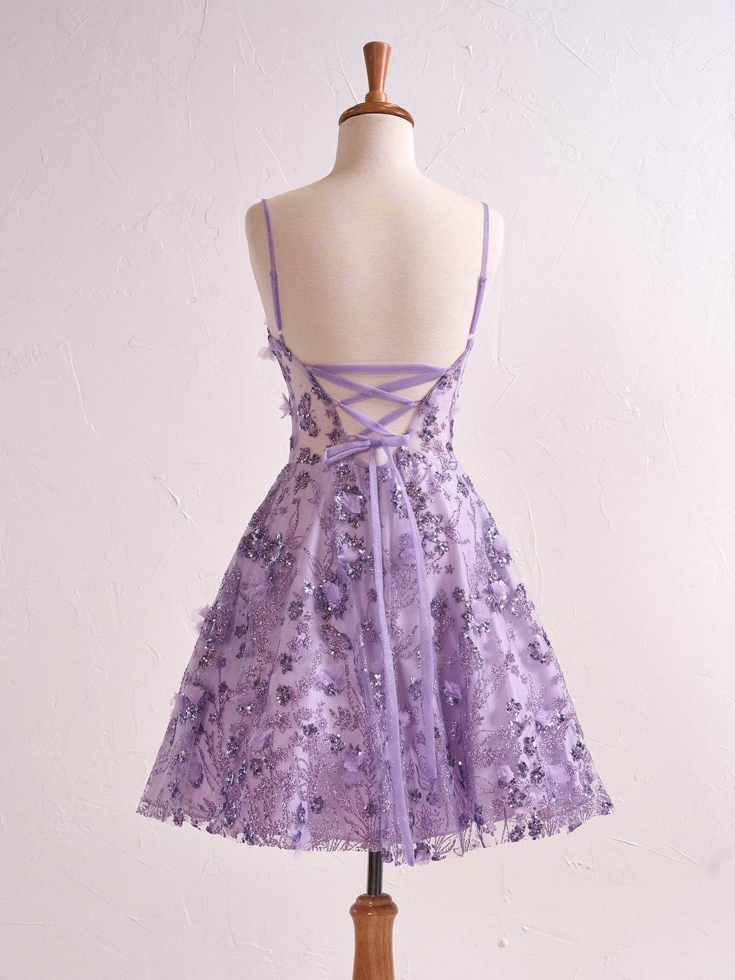 Elowyn | Lavender Floral Strapless Sweetheart Short Cocktail Dress - Cocktail Dress - DYAVOR®