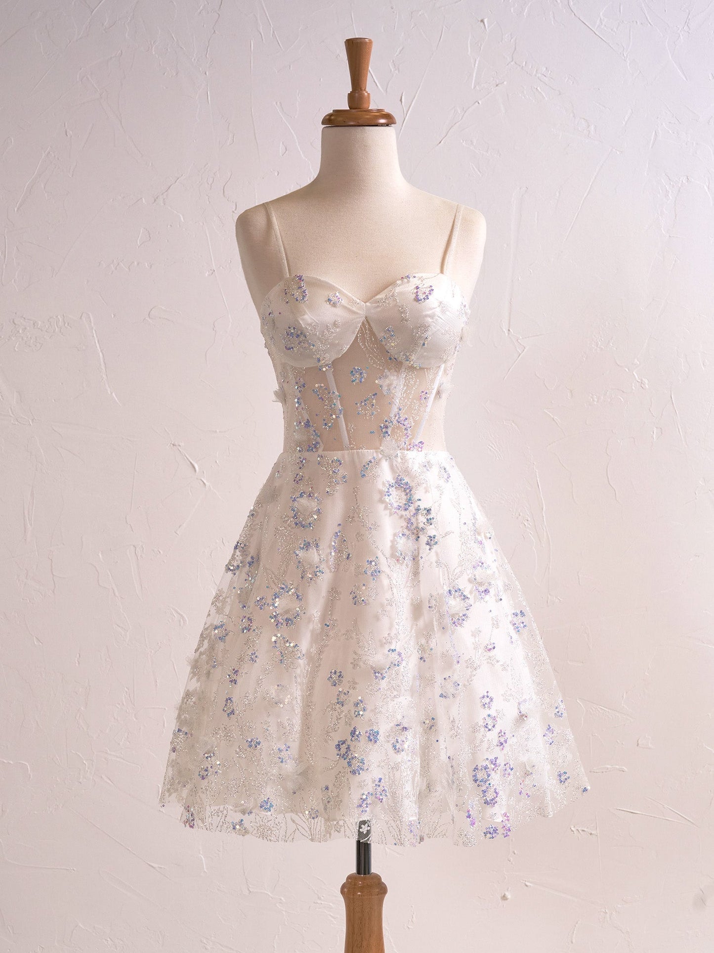 Elowyn | Lavender Floral Strapless Sweetheart Short Cocktail Dress - Cocktail Dress - DYAVOR®