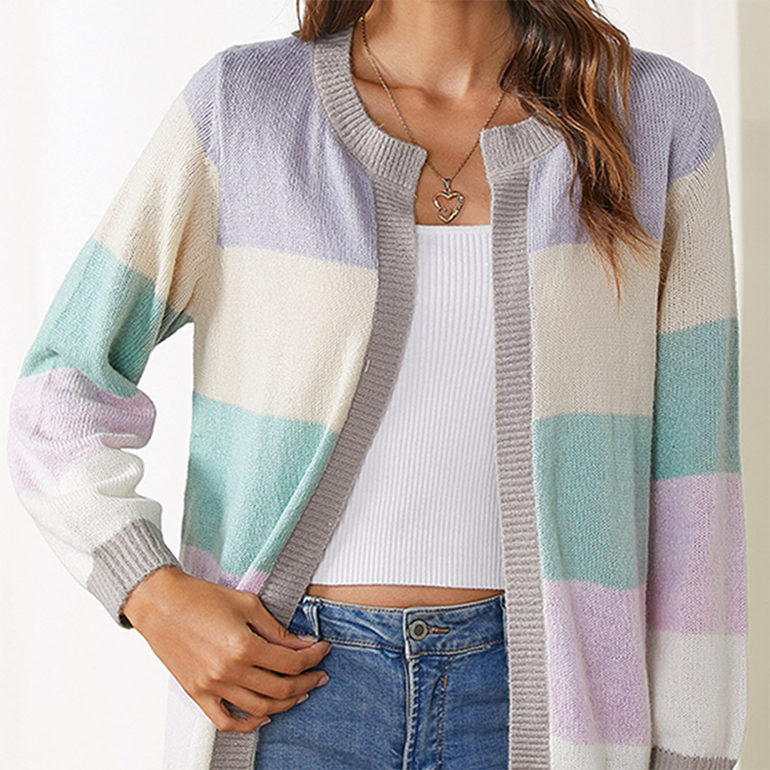 Nice cardigan with thick stripes - 07/112024 3 - DYAVOR®