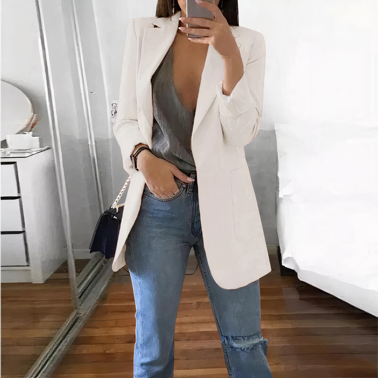 Elegant blazer for women - raya - - DYAVOR®