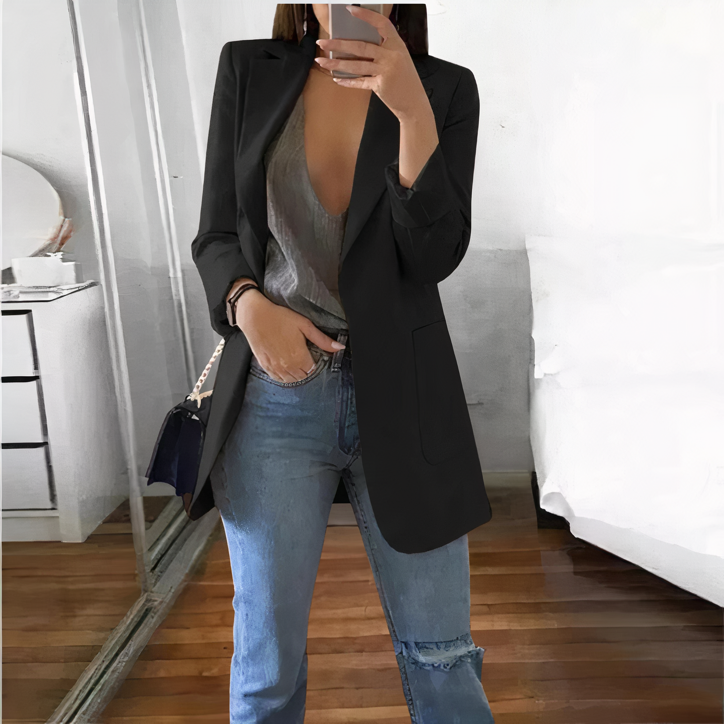 Elegant blazer for women - raya - - DYAVOR®