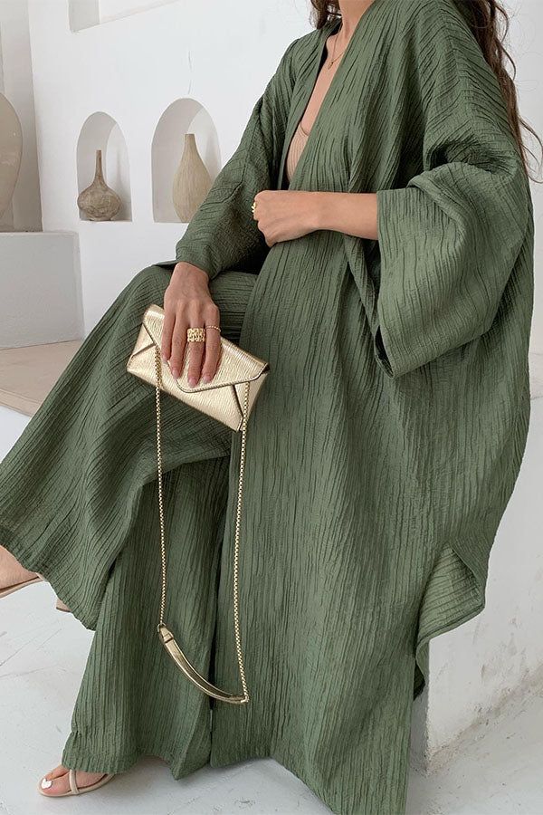 Lilly - Relaxed cardigan and trouser set - - DYAVOR®