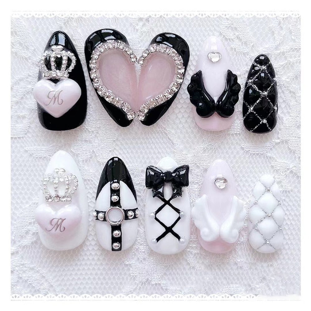 Sweet Lolita Press On Nails - - DYAVOR®