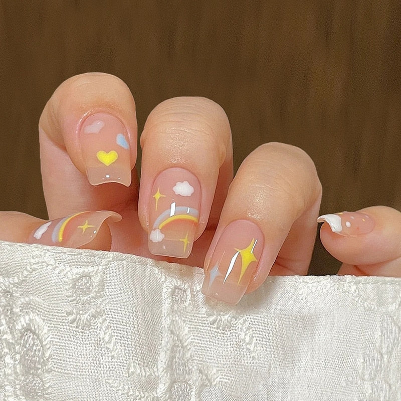 Short Press On Nails - - DYAVOR®