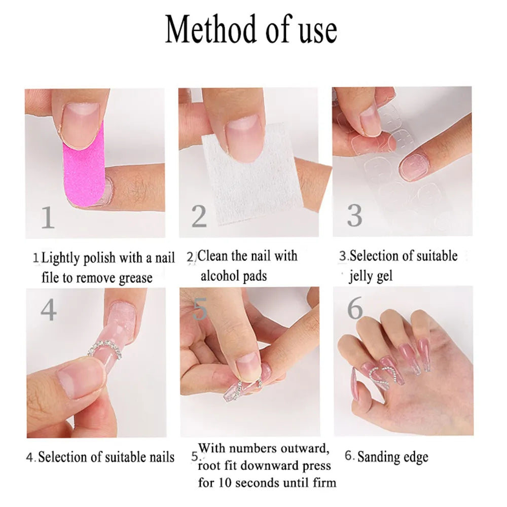 Short Round Iridescent Handmade Press on Nails Full Cover Cute Korean Fake Nails Wearable Artificial Handworked False Nails - - DYAVOR®