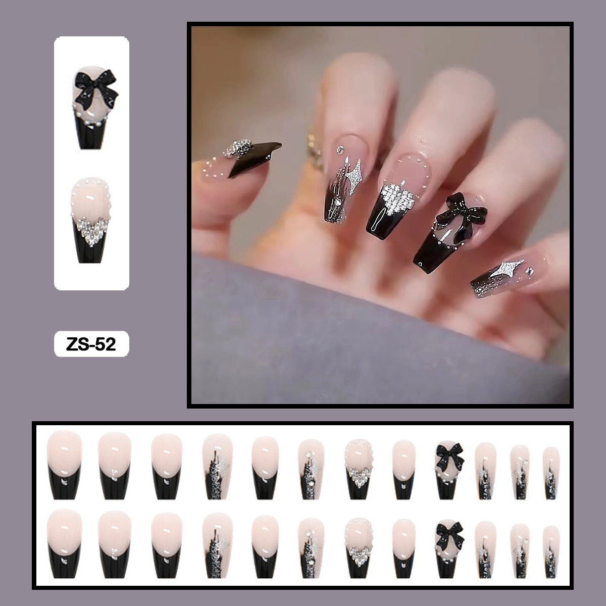 Coquette Press On Nails - - DYAVOR®