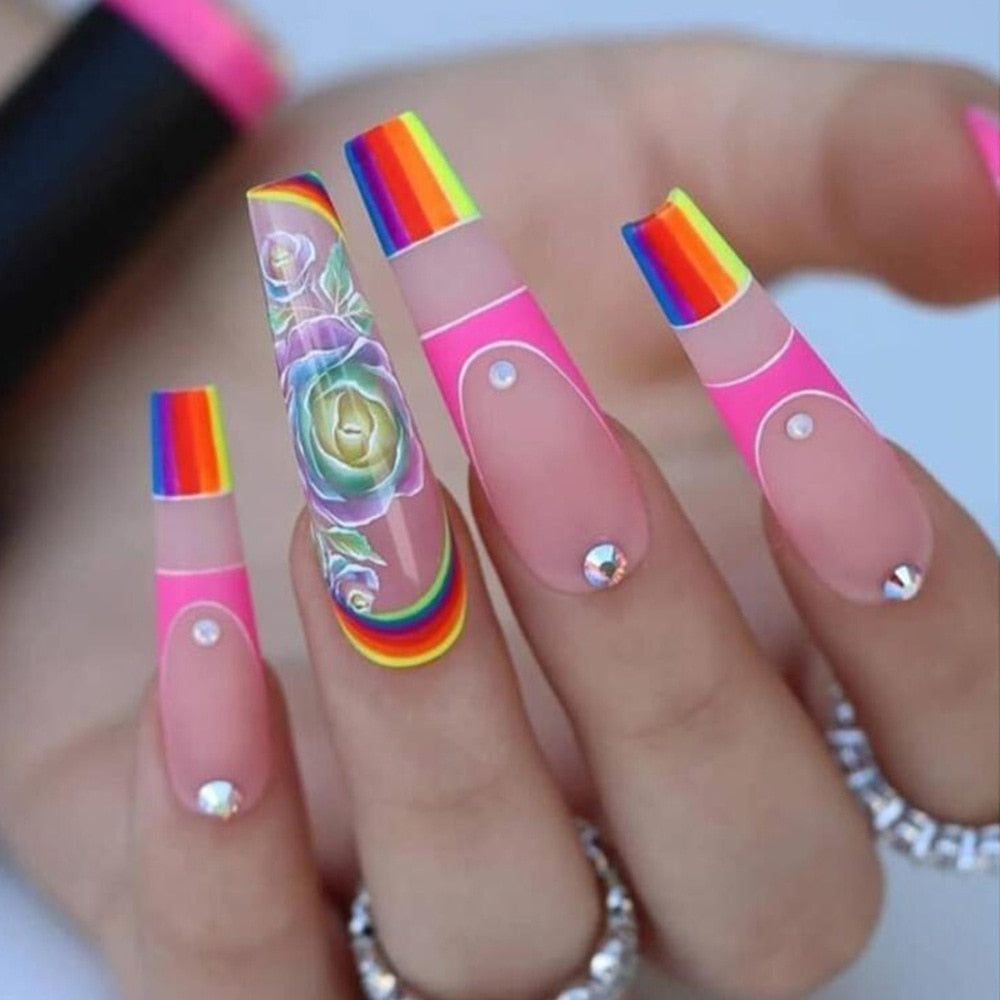 Pastel Press On Nails