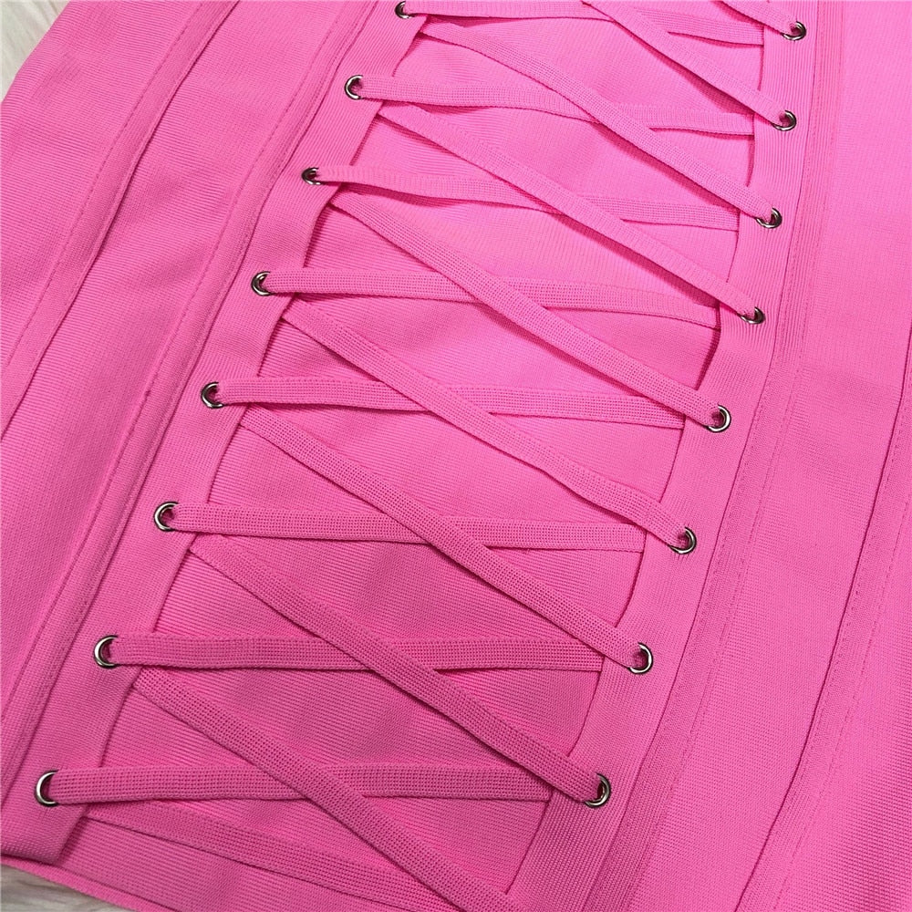 Strapless Corset-style Bandage Dress - - DYAVOR®