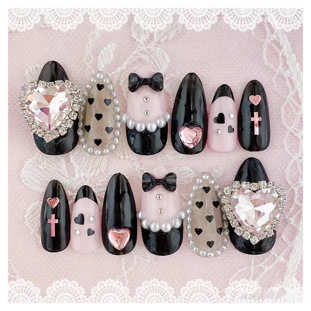 Sweet Lolita Press On Nails - - DYAVOR®