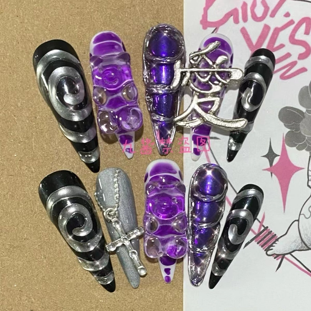 Y2K Press On Nails - - DYAVOR®