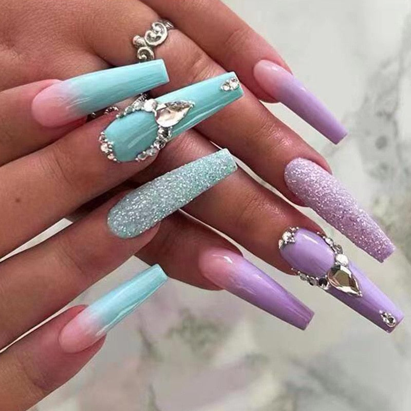 Pastel Press On Nails