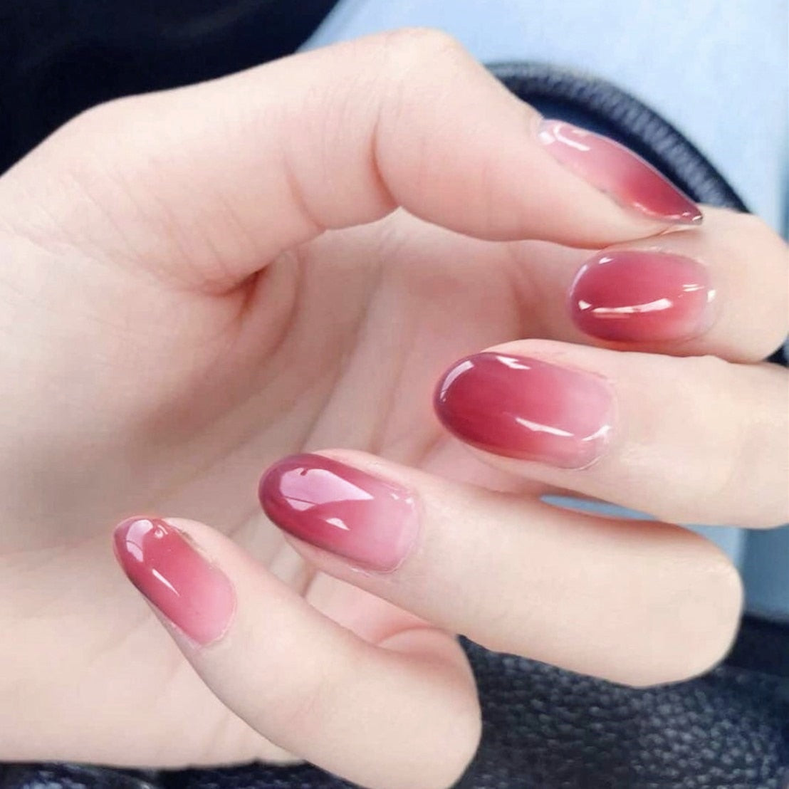Lovely Gradient Press On Nails - - DYAVOR®