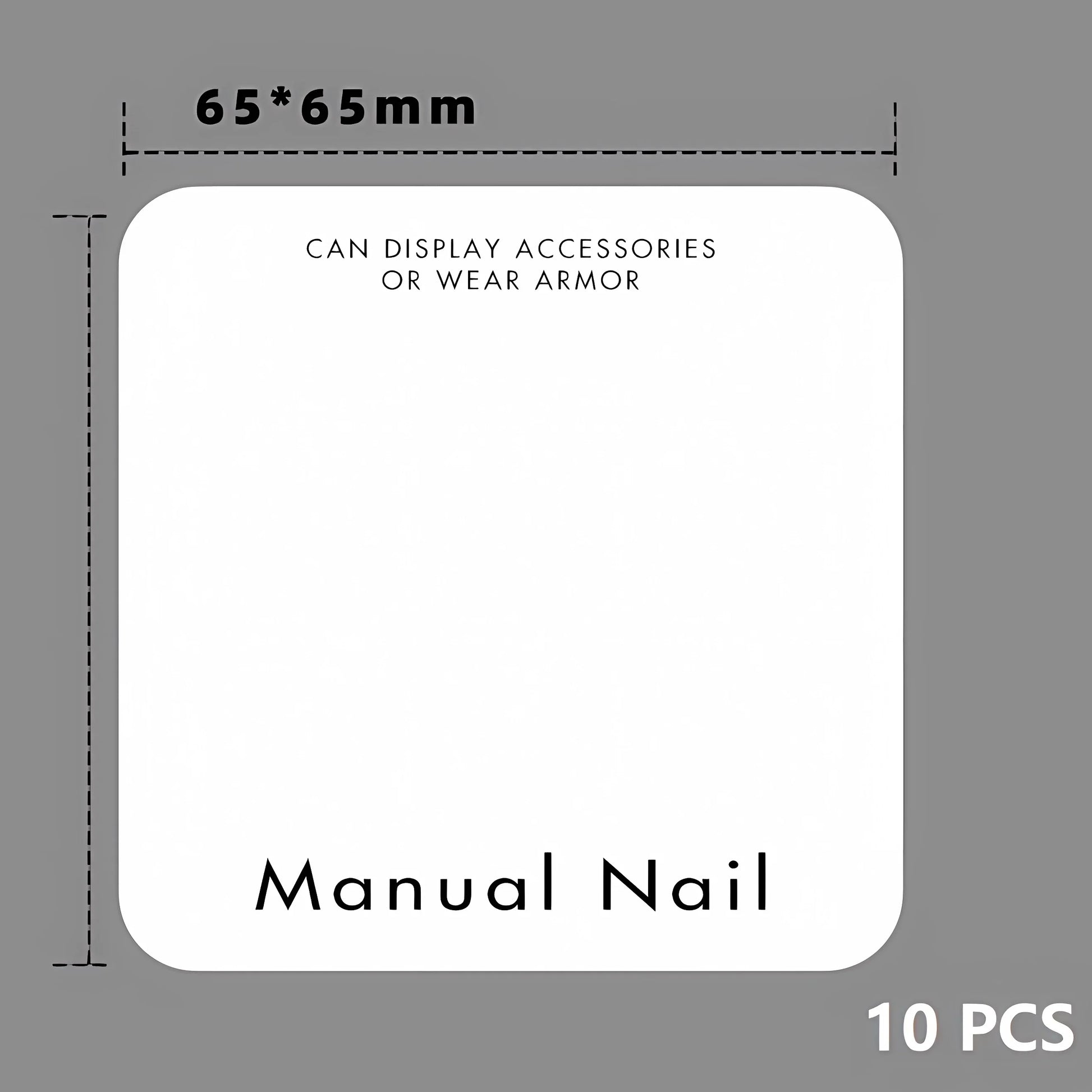 10 PCS Nail Art Display Paper Press on Nails Card Nail Display Background Card Design Dedicated for Salon Supplies -  - DYAVOR®